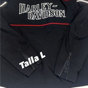 Harley-Davidson Black and Red Jacket